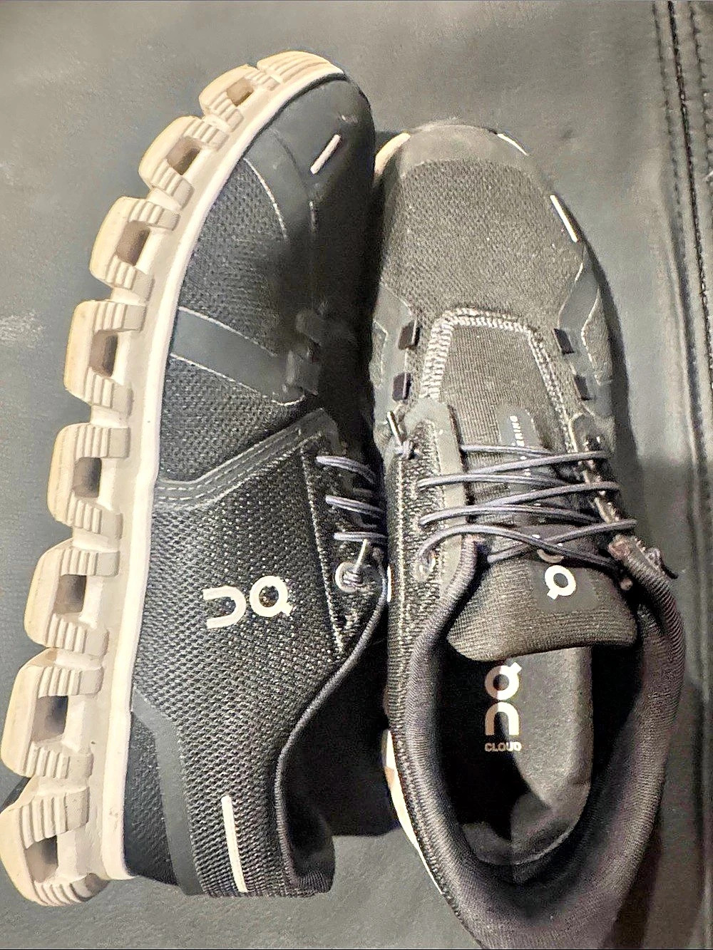 On Cloud Black & White Sneakers